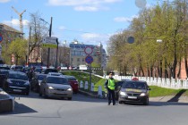 Движение транспорта было временно приостановлено