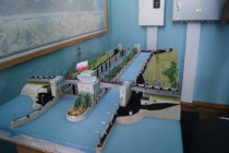 Макет шлюзов №№13,14 в Городце