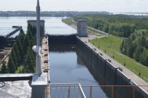 Вид на шлюзовую камеру №14