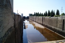 Шлюзовая камера № 13 в Городце находится на плановом ремонте