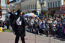 А.С.Пушкин читает одно из своих произведений