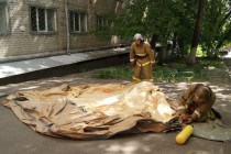 Подготовка спасательной подушки куб жизни