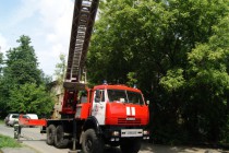 Развертывание пожарной лестницы