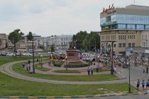 Участники историко-патриотической акции Спасителям Отечества благодарная Россия