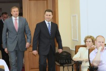 Заместитель губернатора Нижегородской области Дмитрий Сватковский и премьер-министр Македонии Никола Груевски (слева направо)