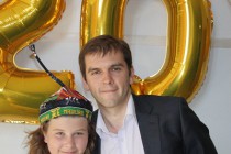 Сергей Новиков с дочерью Ксюшей