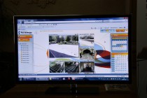 Демонстрация системы видеонаблюдения