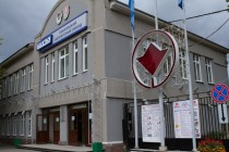 Вид на Главную проходную Павловского автобусного завода