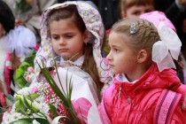 Торжественная линейка 1 сентября 2012 года в школе №91