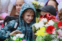 Торжественная линейка 1 сентября 2012 года в школе №91