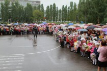 Торжественная линейка 1 сентября 2012 года в школе №91