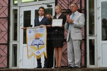 Торжественная линейка 1 сентября 2012 года в школе №91