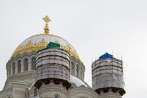 В Кронштадте компания СУ-155 ведет работы по реконструкции Морского собора святителя Николая Чудотворца