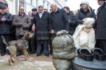 Торжественное открытие первой очереди реконструируемой улицы  Рождественской в Нижнем Новгороде