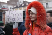 Сбор участников несогласованного марша прошел у кинотеатра Октябрь Нижнего Новгорода