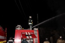 Огнеборцы смогли подать лафетный ствол после отключения электричества