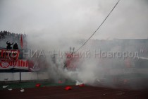 Беспорядки, устроенные болельщиками Спартака во время матча с Волгой