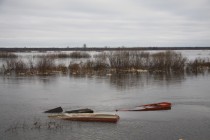 Уровень воды в Волге поднялся на несколько метров