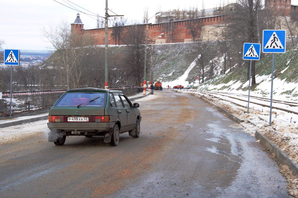 Дорожное движение по Зеленскому съезду в Нижнем Новгороде открылось после ремонта 3 декабря