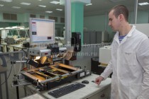 Пункт контроля в сборочно-монтажном цехе готовых изделий для самолетных радиостанций НПП Полет