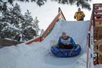 Соревнования по сноутюбингу в Нижнем Новгороде