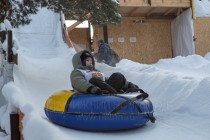 Соревнования по сноутюбингу в Нижнем Новгороде