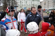 Михаил Бабич пообщался с молодыми спортсменами