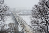 Сильный снегопад накрыл Нижний Новгород