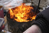 Героин перед сожжением