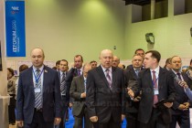 Евгений Лебедев, Валерий Шанцев, Сергей Кучин (слева направо)