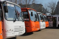 Новые автобусы ПАЗ-3204, закупленные частным предприятием для осуществления городских перевозок