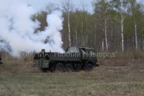 Салютные установки 2А85 на базе автомобиля КамАЗ