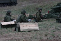 Выстрелы производятся холостыми снарядами