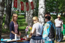 Угощения в кафе Тартинка в парке им. Пушкина