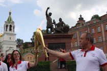 Передача эстафеты огня Универсиады