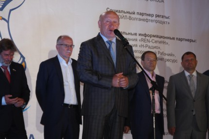 Церемония открытия первой детской парусной регаты в классе яхт оптимист на Кубок губернатора Нижегородской области