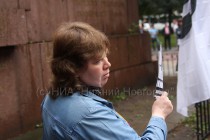 Участница акции