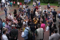 По оценке полиции участие в акции приняло 15 человек