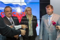 Виктор Клочай, Татьяна Метелкина и Анатолий Соколов (слева направо)