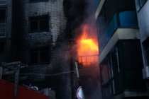 Пожар в жилом доме в Нижнем Новгороде