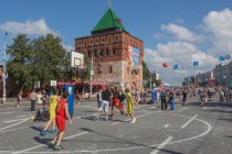 Спортивный праздник на пл. Минина