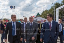 Олег Кондрашов, Валерий Шанцев и Олег Сорокин (слева направо)