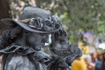 Живые скульптуры на праздновании Дня города в Нижнем Новгороде