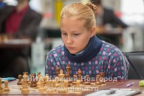 Чемпионка России-2013, чемпионка Европы, чемпионка мира по блицу 2012 года, олимпийская чемпионка Валентина Гунина