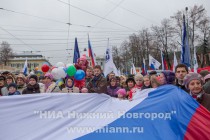 Торжественная церемония открытия празднования Дня народного единства у памятника Минину и Пожарскому в Нижнем Новгороде