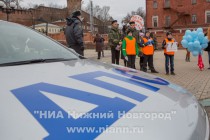 Флэш-моб представителей отряда юных инспекторов движения гимназии № 118