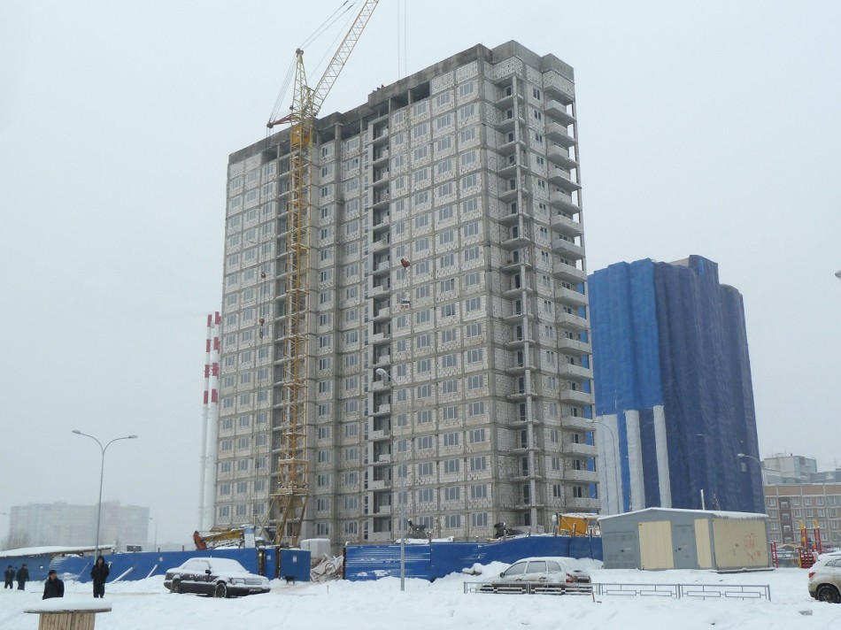 Строительство девяти из 10 домов II очереди жилого комплекса Седьмое небо в Нижнем Новгороде начато в 2013 году