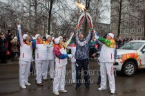 Эстафета Огня XXII Олимпийских зимних игр в Сочи проходит в Нижнем Новгороде