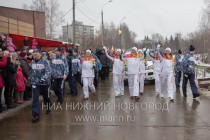 Эстафета Огня XXII Олимпийских зимних игр в Сочи проходит в Нижнем Новгороде