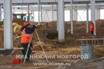 Выездное совещание по оценке хода строительства нового завода концерна ПВО Алмаз-Антей в Нижнем Новгороде